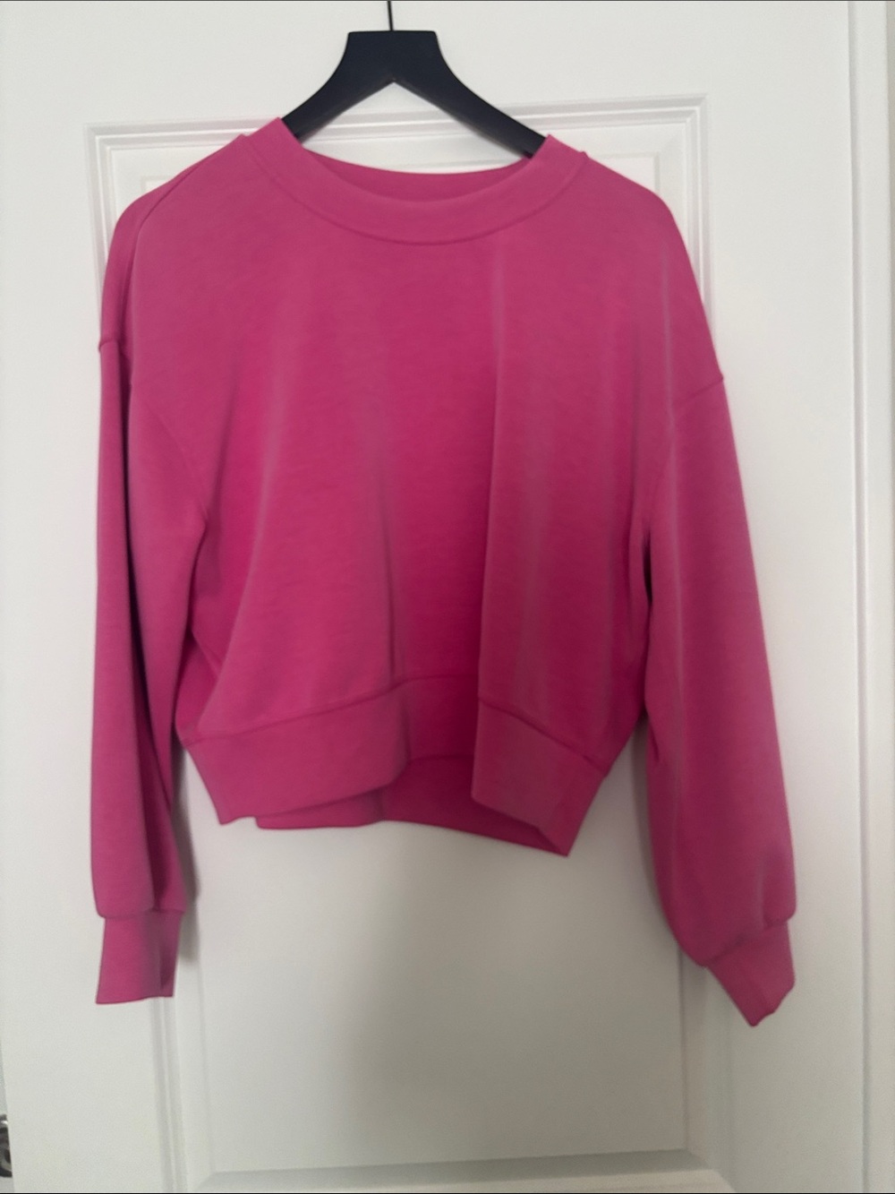 lululemon athletica Bright Pink Boxy Crewneck Sweatshirt